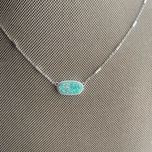Kendra Scott, Elisa necklace Silver/Opal